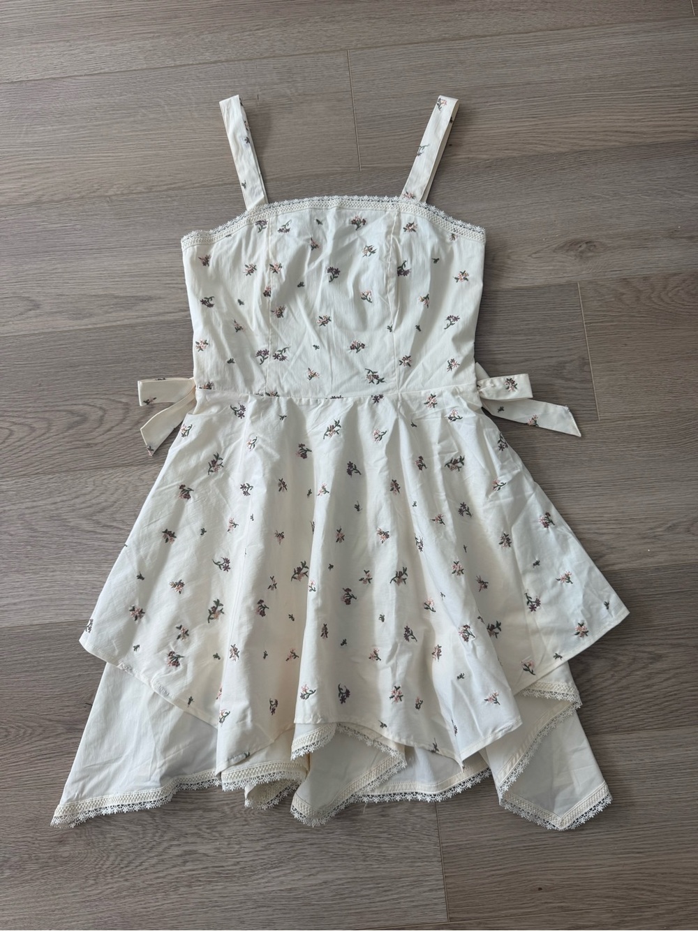 WeWoreWhat Handkerchief Mini Dress